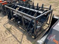 TMG StanForge-RG72, 72'' Skid Steer Root Rake Grapple Attachment, H38