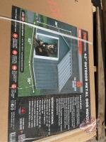 TMG StanForge-MSD42 Outdoor Metal Dog House, H38