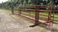 New 30' freestanding 5-bar panel, H79
