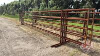 New 30' freestanding 5-bar panel, H79