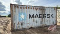 20' Sea Can shipping container #MSKU-712-657-8 H79