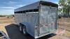 1993 Homemade tandem axle stock trailer, VIN #2AW7LV202NA036, Owner: Colin M McInnes Seller: Fraser Auction Service Ltd. ____________________________________ **TOD**H40 - 8
