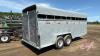 1993 Homemade tandem axle stock trailer, VIN #2AW7LV202NA036, Owner: Colin M McInnes Seller: Fraser Auction Service Ltd. ____________________________________ **TOD**H40 - 11