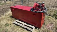 skid tank with 15GPM Fill-Rite pump and nozzle, H72