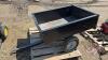 single axle metal yard wagon, H72 - 2