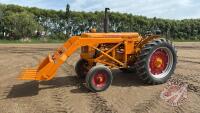 Minneapolis-Moline Model UTS tractor w/front end Loader, s/n0124901065, H56**NO KEY**