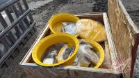 Crate of Westeel bin parts (D) H93
