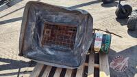10" Auger Hog metal auger hopper collapsible, H74