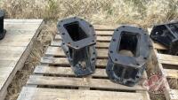 10-bolt dual hub for CIH, STX or NH tractor H89