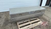 Checker plate truck box tool box, new lift cyl,***KEY*** H80