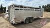 2003 Featherlite aluminum tandem axle stock trailer VIN# 4FGL024223C058693 Owner: Casey R McCuaig Seller: Fraser Auction Service Ltd ____________________________________________ H82 ****TOD**** - 3