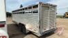 2003 Featherlite aluminum tandem axle stock trailer VIN# 4FGL024223C058693 Owner: Casey R McCuaig Seller: Fraser Auction Service Ltd ____________________________________________ H82 ****TOD**** - 4