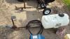 25 gal sprayer tank on wagon, no pump or booms, H67