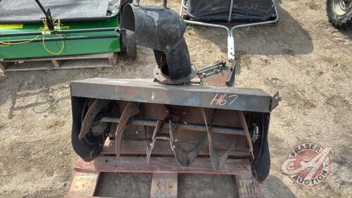 33" front mount snowblower, H67