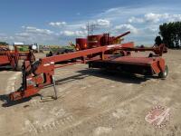 13' Hesston Series 1372 Discbine, sn-1372HS56172, H135**pail of parts & manual in shed**