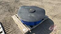 Bauman poly mineral feeder w/ rubber cover, H122
