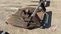 5' Rotary mower converted to skidsteer mount, hyd driven H126