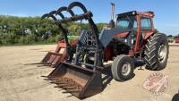 MF 285 dsl 2WD Tractor w/allied 595 loader, SN-9A336938, H128 **Key+Manual**