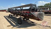 25' CaseIH 1010 rigid header on 4 wheel wagon transport, snJJC0200213, H130