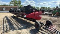 35' CaseIH 3020 Terra Flex Header on Elmers HT30 transport, sn-Y8ZL57512, H131**parts+manual office shed**