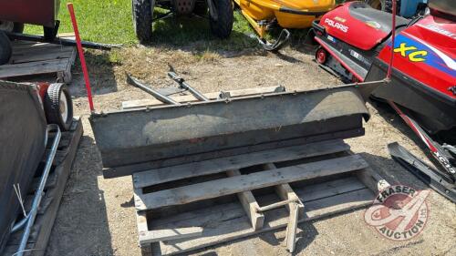 5' Weber snow plow for ATV- blk, H124