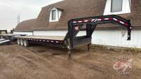 2019 32' PJ triple axle flat deck trailer, SAFETIED, H176, VIN# 4P5FS3238K1308131, Owner: Dale L Dalgleish, Seller: Fraser Auction Service Ltd ________________________________________ ***TOD - SAFETY***