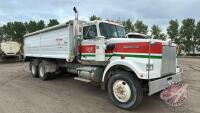 1998 Western Star tandem axle grain truck, SAFETIED, H183, 777,396 showing, VIN# 2WLPCCPF3WK953906 Owner: Twin Valley COOP Ltd Seller: Fraser Auction Service Ltd _________________________________________ ***KEY - TOD - SAFETY***