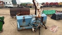 7' Allied 3pt snowblower, H186, (Unit B)