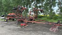 32' CaseIH 8100 air seeder with 8100 air cart H155 ***monitor box***