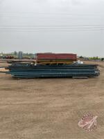 Lot of adjustable pallet racking, H116