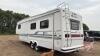 1997 32' Jayco Designer Series tandem axle 5th wheel camper trailer H162 VIN# 1UJCJ02RXV1K20222 Owner: Douglas B Cook Seller: Fraser Auction Service Ltd ___________________________________________ ***KEY & TOD*** - 3