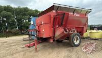 Luck/Now 285 s/a 4 auger mixer feed wagon, H192, SN-99-659