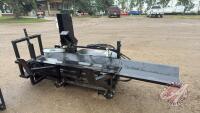 New never used skidsteer mount wood processor, remote included H147