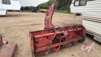 7' IH 80 3pt snowblower, s/n C002350, H158