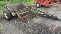 Crown 400 fork type stone picker, s/n-4005, H178