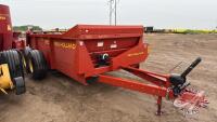 NH 195 tandem axle manure spreader, sn-Y5B100239, H142