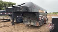 1985 Ivey 16'X6.5'X 6.5' tandem axle stock trailer, VIN#FLVGRYBLK5, Seller-Fraser Auction Service Ltd.____________________, OWNER: Alistair Boynton & David Logan ***TOD*** H146