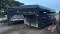 2004 Duncan 20' tandem axle stock trailer, H147, VIN# 2D9AJA5B83R060987 Owner: Denis C Fouillard Seller: Fraser Auction Service Ltd _______________________________________________ ***TOD***