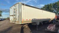 1998 Wilson Pace Setter Aluminum hopper bottom tandem axle grain trailer, H131, SAFETIED, VIN# 1W1MCFYA2WB227993, Owner: Jeremy R Perriman, Seller: Fraser Auction Service Ltd ___________________________________ , ***TOD & Safety******