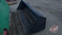 Like new 7' smooth edge quick attach bucket, H142