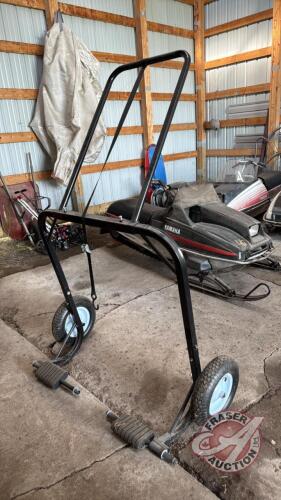 2 wheel snowmobile dolly