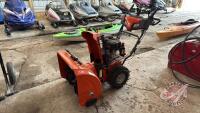 27&rdquo; Husqvarna ST227P snowblower, S/N: 082819D003321