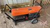 Dayton portable oil fired heater