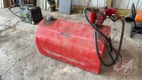 Westeel slip tank w/ Fill Rite 15GPM 12V pump w/ hose and nozzle, S/N: 06354