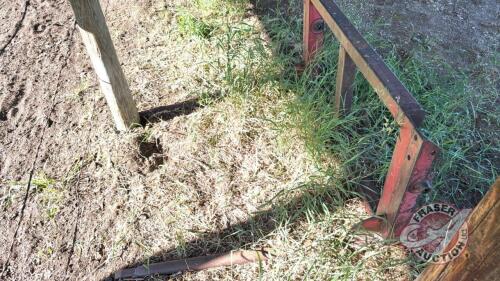 Bale forks off Leon 707 loader