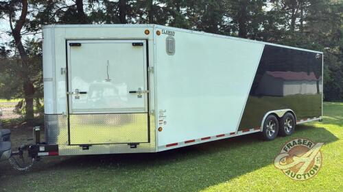 2017 28&rsquo; Cjay FX9 t/a enclosed trailer, VIN: 2JAAE792XH1003837, Owner: Trevor R Halwas, Seller: Fraser Auction ____________________