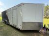 2017 28&rsquo; Cjay FX9 t/a enclosed trailer, VIN: 2JAAE792XH1003837, Owner: Trevor R Halwas, Seller: Fraser Auction ____________________ - 2