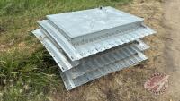 Pallet of bin doors (E), H93