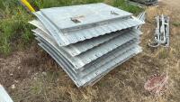 Pallet of bin doors (C), H93