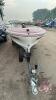 14' Spitfire fiberglass boat w/ S/A home made utility trailer, H197 , Owner: Jack R Azure, Seller: Fraser Auction _______________________________ **Key + TOD - Office** PST #357140-8 - 2